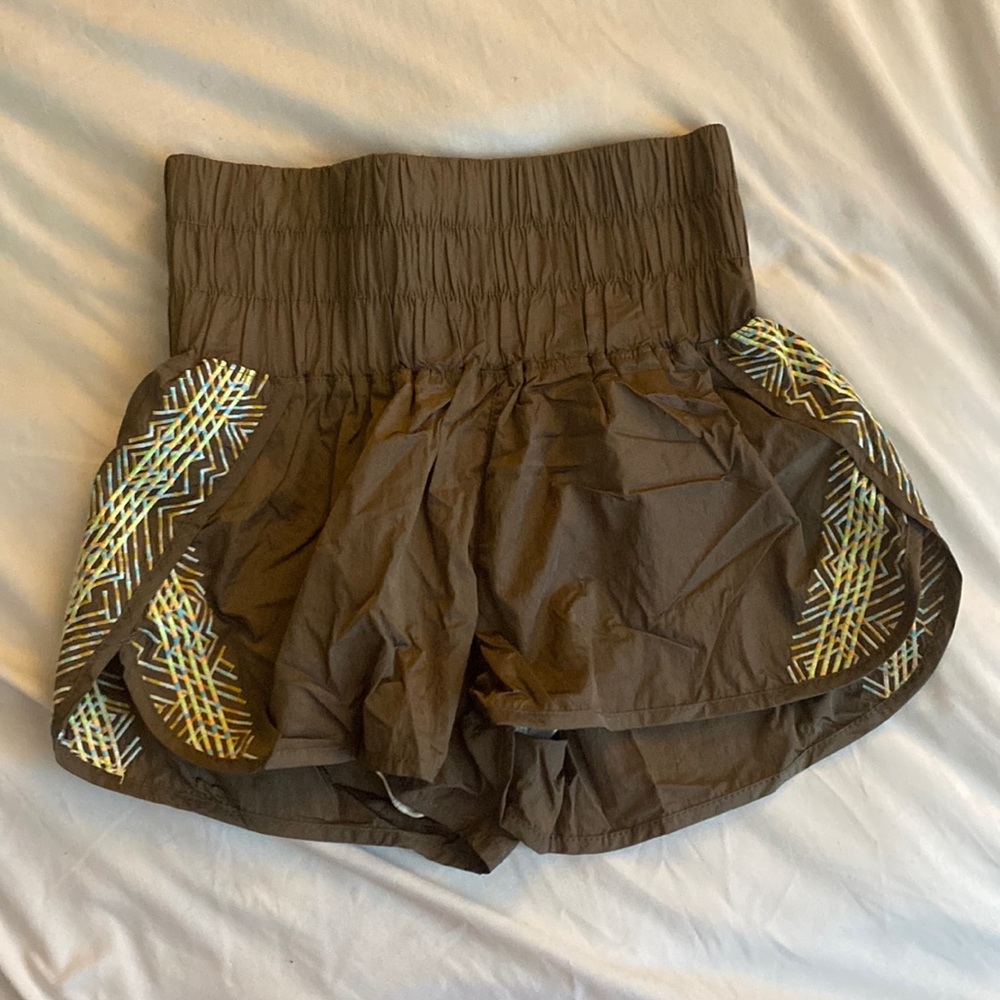 Free People Movement The Way Home Printed Shorts Small